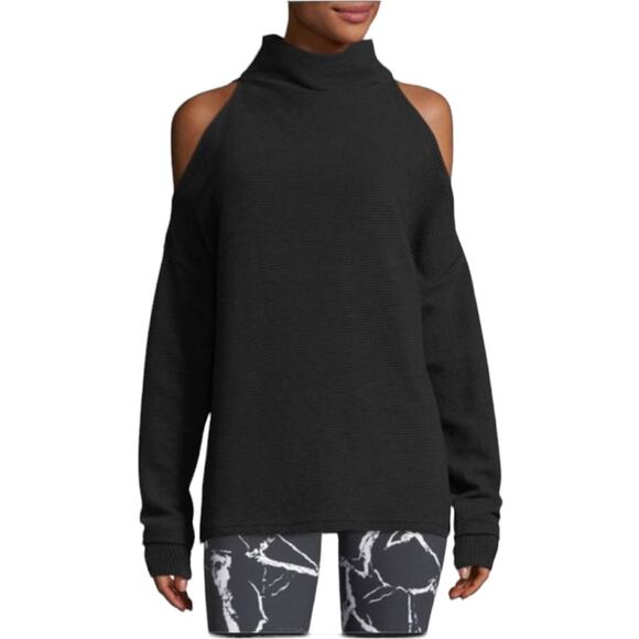 Varley Hampton Cold Shoulder Funnel Neck Sweatshirt - Picture 1 of 5